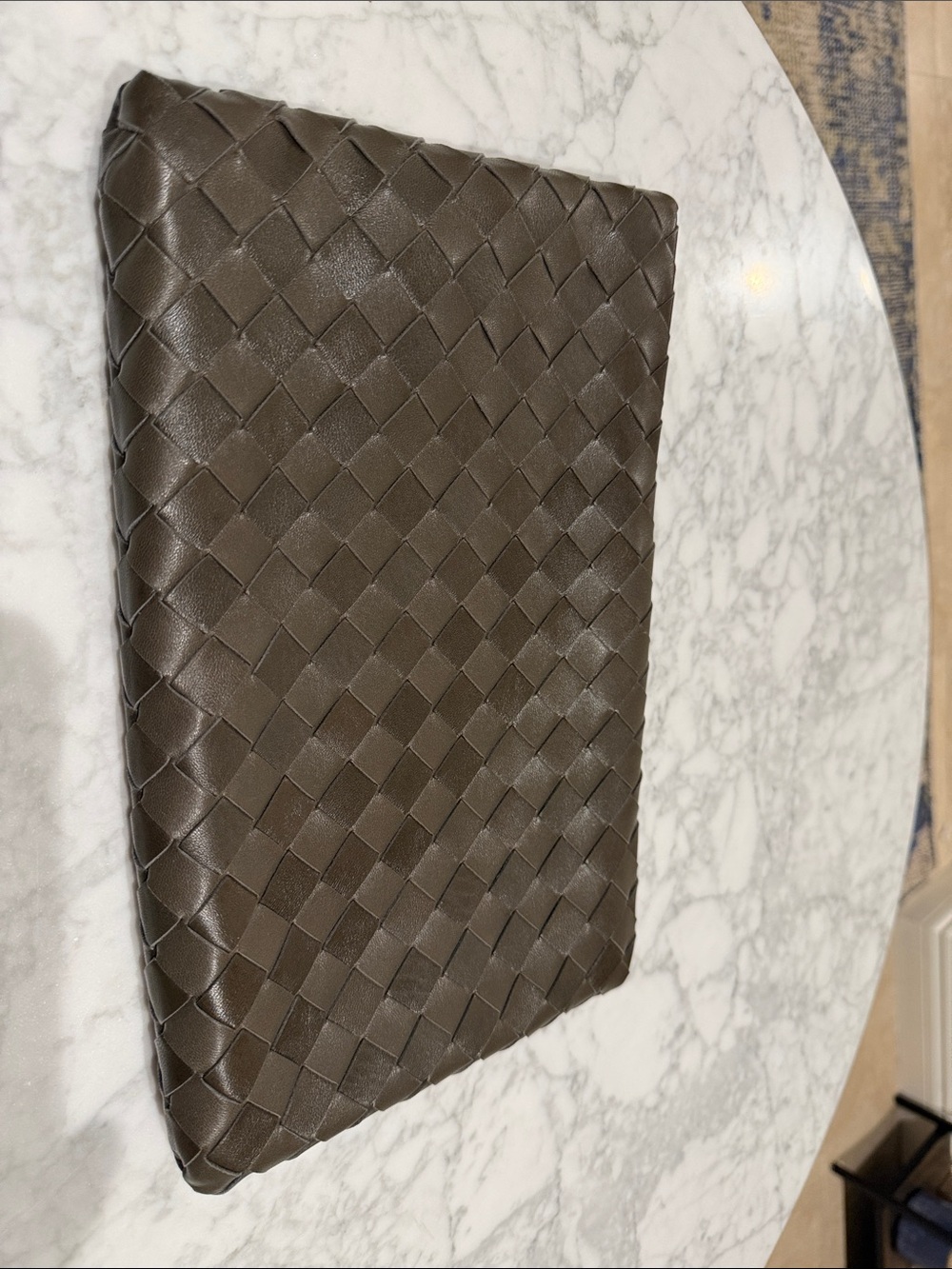 Bottega Veneta Woven Leather Clutch  NWT